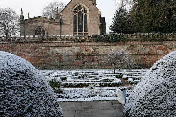 The Courtyard Garden in Winter