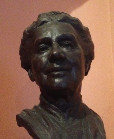 Bust of Georgina Brackenbury at Holme Pierrepont Hall