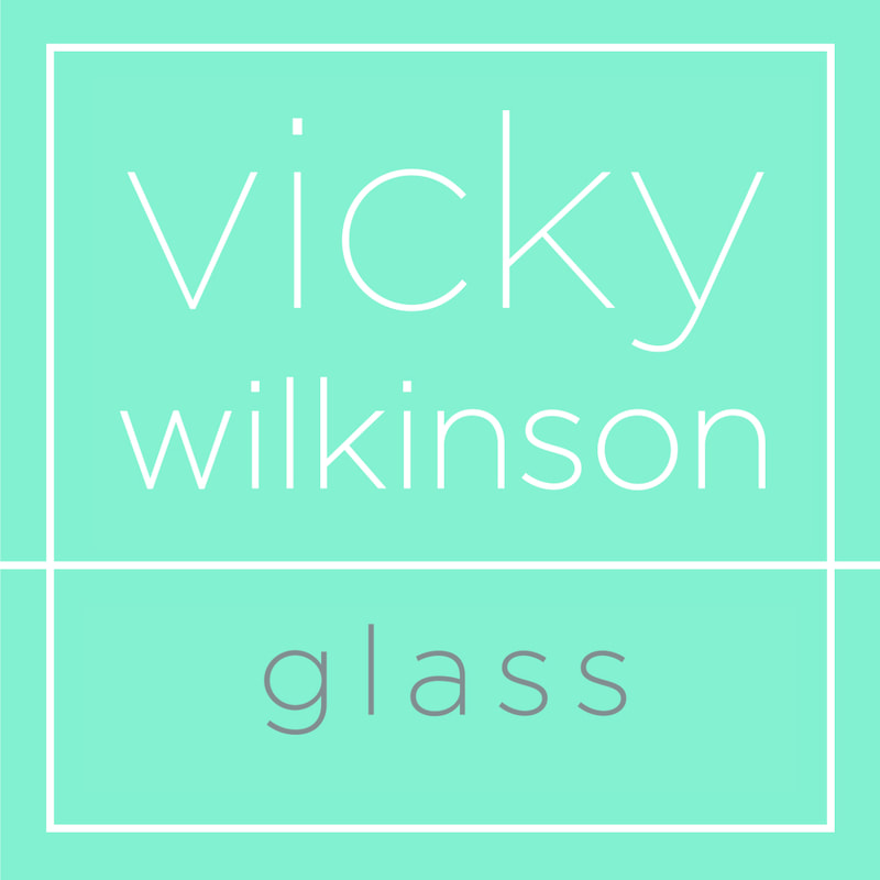 Christmas Fair Stall - Vicky Wilkinson Glass logo
